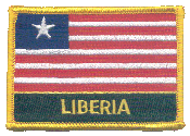 Named Flag Patch of Liberia