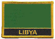 Named Flag Patch of Libya - Green
