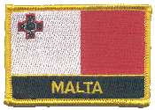 Named Flag Patch of Malta