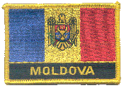 Named Flag Patch of Moldova