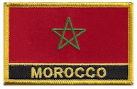 Named Flag Patch of Morocco