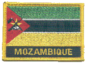 Named Flag Patch of Mozambique