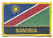 Named Flag Patch of Namibia