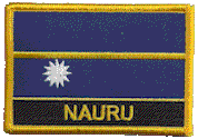 Named Flag Patch of Nauru