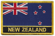 Named Flag Patch of New Zealand