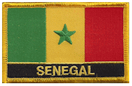 Named Flag Patch of Senegal