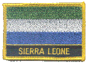 Named Flag Patch of Sierra Leone