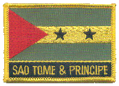Named Flag Patch of Sao Tome and Principe