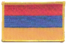 Standard Rectangle Flag Patch of Armenia