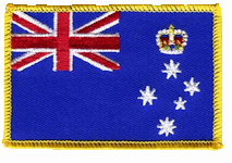 Standard Rectangle Flag Patch of Victoria