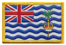 Standard Rectangle Flag Patch of British Indian Ocean Territory