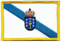 Standard Rectangle Flag Patch of Galicia