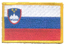 Standard Rectangle Flag Patch of Slovenia