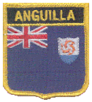 Shield Flag Patch of Anguilla