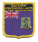 Shield Flag Patch of British Virgin Islands
