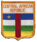 Shield Flag Patch of Central African Republic