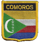 Shield Flag Patch of Comoros