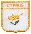 Shield Flag Patch of Cyprus