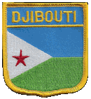 Shield Flag Patch of Djibouti