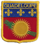 Shield Flag Patch of Guadeloupe