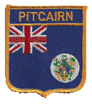 Shield Flag Patch of Pitcairn Island