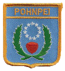 Shield Flag Patch of Pohnpei