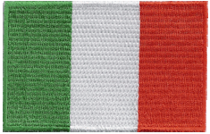 Borderless Flag Patch of Ireland - 2¼x3½" embroidered Borderless Flag Patch of Ireland .<BR>Combines with our other Borderless Flag Patches for discounts.