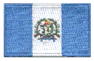 Midsize Flag Patch of Guatemala - 1½x2½" embroidered Midsize Flag Patch of Guatemala.<BR>Combines with our other Midsize Flag Patches for discounts.