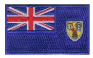 Midsize Flag Patch of Turks & Caicos - 1½x2½" embroidered Midsize Flag Patch of Turks & Caicos.<BR>Combines with our other Midsize Flag Patches for discounts.