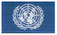 Midsize Flag Patch of United Nations - 1½x2½" embroidered Midsize Flag Patch of the United Nations.<BR>Combines with our other Midsize Flag Patches for discounts.