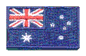 Micro Flag Patch of Australia - ¾x1⅜" embroidered Micro Flag Patch of Australia.<BR><BR><I>Combines with our other Micro Flag Patches for discounts.</I>