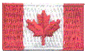 Micro Flag Patch of Canada - ¾x1⅜" embroidered Micro Flag Patch of Canada.<BR><BR><I>Combines with our other Micro Flag Patches for discounts.</I>