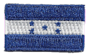 Micro Flag Patch of Honduras - ¾x1⅜" embroidered Micro Flag Patch of Honduras.<BR><BR><I>Combines with our other Micro Flag Patches for discounts.</I>