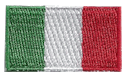 Micro Flag Patch of Italy - ¾x1⅜" embroidered Micro Flag Patch of Italy.<BR><BR><I>Combines with our other Micro Flag Patches for discounts.</I>