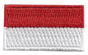Micro Flag Patch of Monaco - ¾x1⅜" embroidered Micro Flag Patch of Monaco.<BR><BR><I>Combines with our other Micro Flag Patches for discounts.</I>