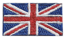 Micro Flag Patch of United Kingdom - ¾x1⅜" embroidered Micro Flag Patch of United Kingdom.<BR><BR><I>Combines with our other Micro Flag Patches for discounts.</I>