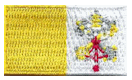 Micro Flag Patch of Vatican City - RECTANGLE - ¾x¾" embroidered Micro Flag Patch of Vatican City - RECTANGLE.<BR><BR><I>Combines with our other Micro Flag Patches for discounts.</I>