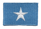 Mini Flag Patch of Somalia - 1¼x1¾"  embroidered Mini Flag Patch of Somalia.<BR>Combines with our other Mini Flag Patches for discounts.