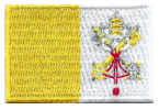 Mini Flag Patch of Vatican City - RECTANGLE - 1¼x1¾"  embroidered Mini Flag Patch of Vatican City - RECTANGLE.<BR>Combines with our other Mini Flag Patches for discounts.