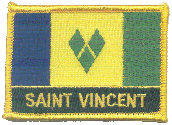 Named Flag Patch of St Vincent and the Grenadines - 2¼x3¼" embroidered Named Flag Patch of St Vincent and the Grenadines.<BR>Combines with our other Named Flag Patches for discounts.