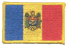 Standard Rectangle Flag Patch of Moldova - 2¼x3½" embroidered Standard Rectangle Flag Patch of Moldova.<BR>Combines with our other Standard Rectangle Flag Patches for discounts.