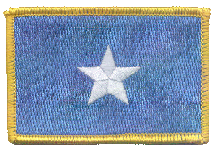 Standard Rectangle Flag Patch of Somalia - 2¼x3½" embroidered Standard Rectangle Flag Patch of Somalia.<BR>Combines with our other Standard Rectangle Flag Patches for discounts.